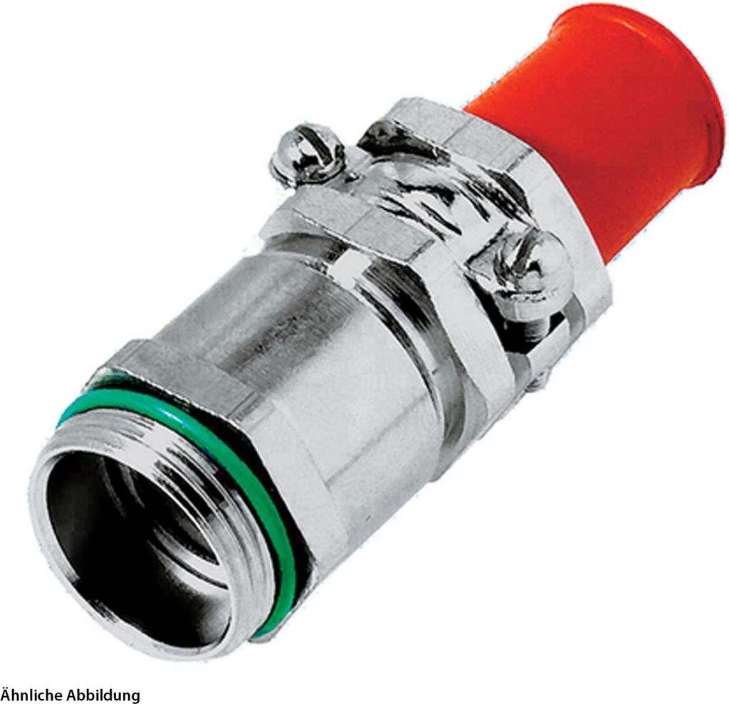 LAPP Verschraubung mit Biegeschutz PG16x1,41 Messing (CuZn) vernickelt Gewindelänge 6,5mm - 1 Stück