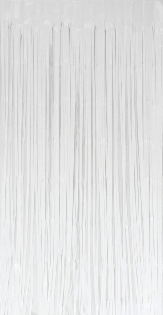 Lametta Vorhang 50x100cm, Farbauswahl:weiß Produktbild 