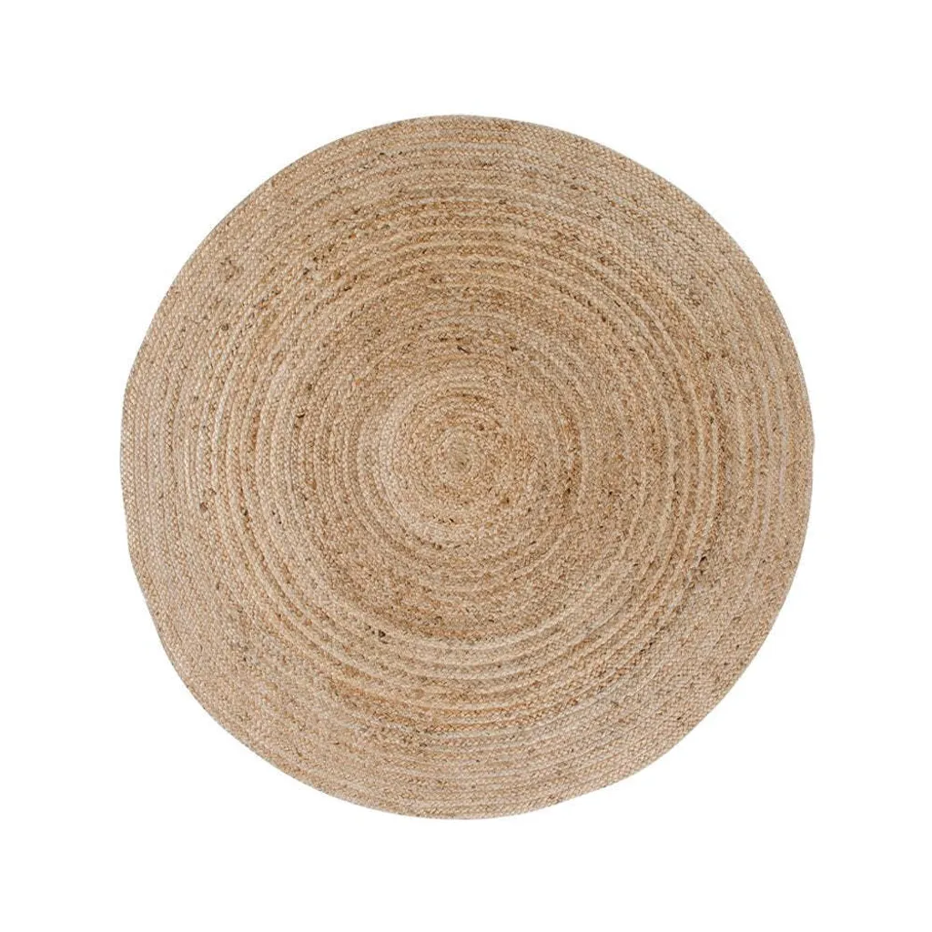 Tapis rond pour chambre ou salon Broom Ø 120 cm - Ambiance cosy