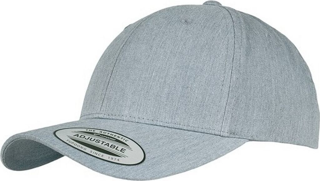 Yupoong - "Flexfit Classic" Snapback Mütze für Herren/Damen Uni RW8639 (Einheitsgröße) (Grau meliert)