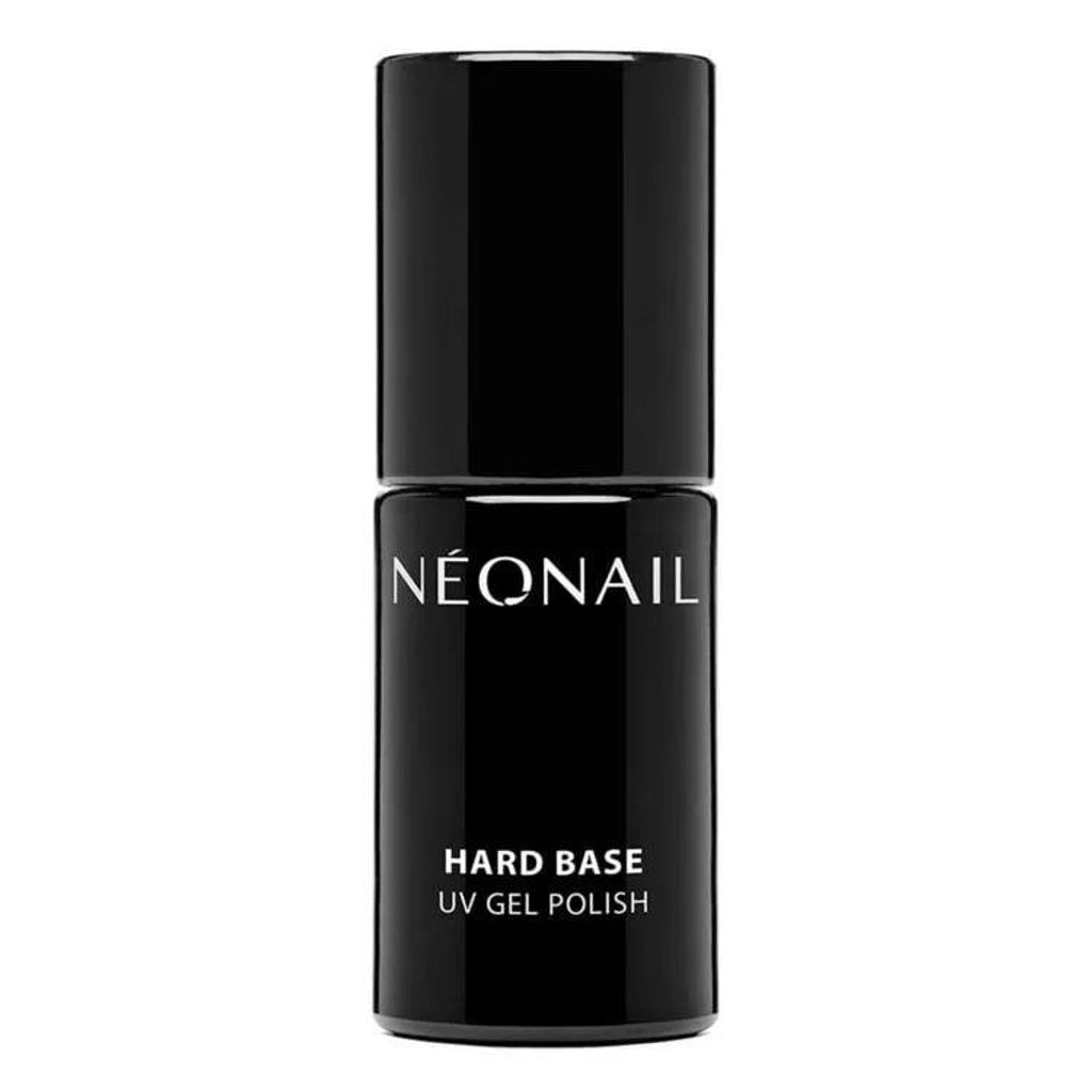 A black bottle of NeoNail Hard Base UV Gel Polish.