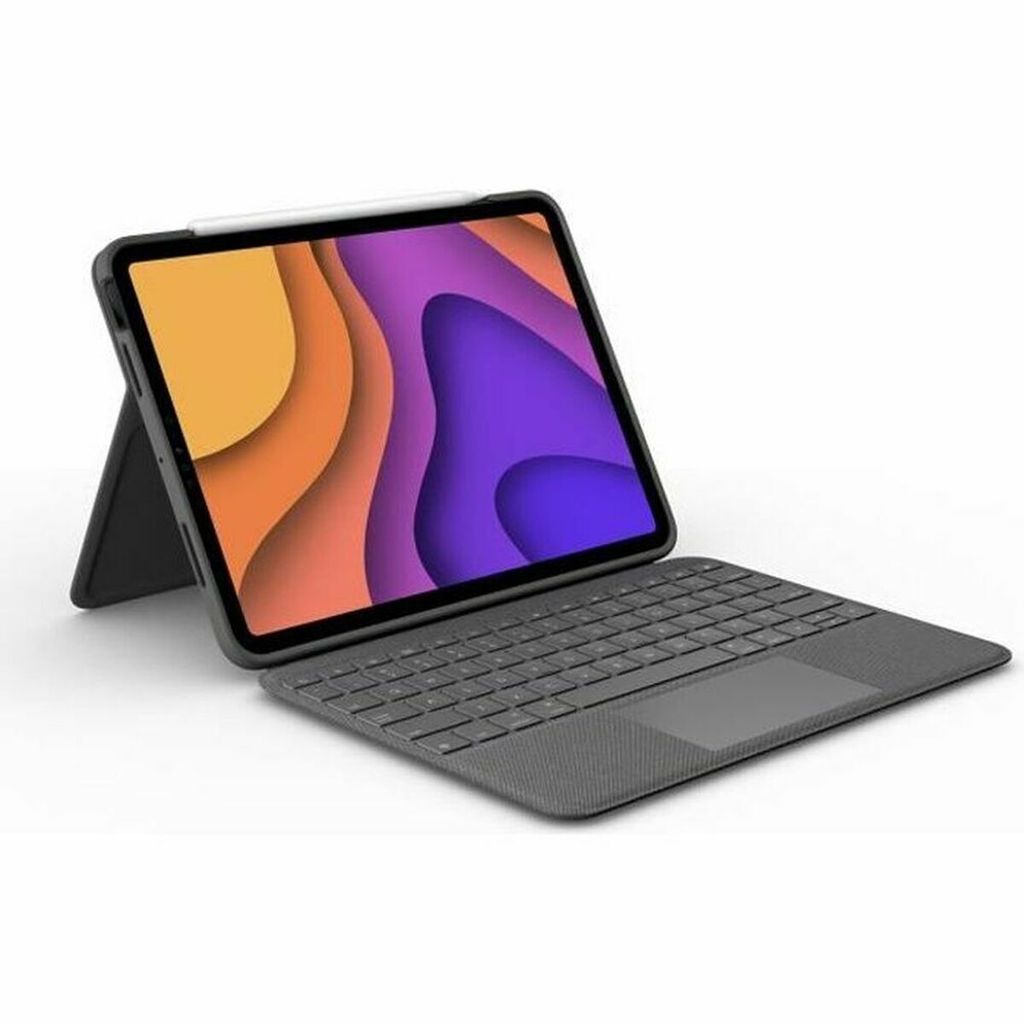 Logitech Folio Touch AZERTY Französisch Grau Smart Zdjęcie produktu 