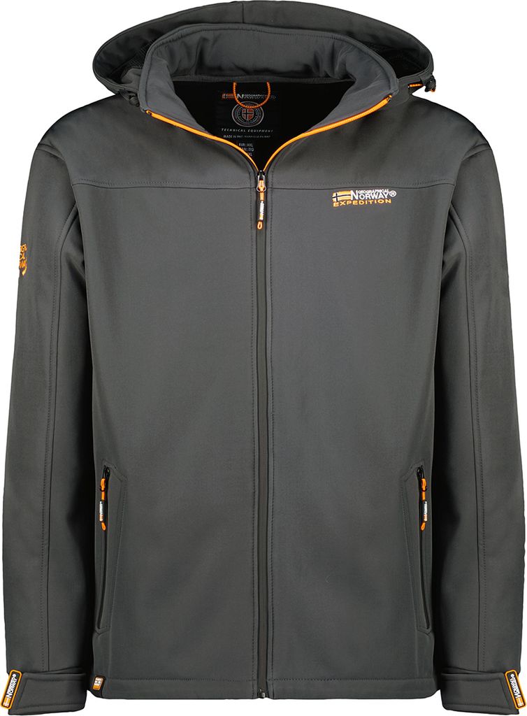 Geographical Norway Herren Softshell Übergangsjacke Model: Takeni Farbe: Grau, Größe M
