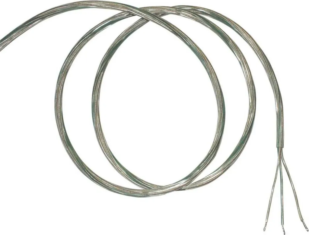 Fil électrique transparent 3 conducteurs blanc 10m SLV pour lustre
