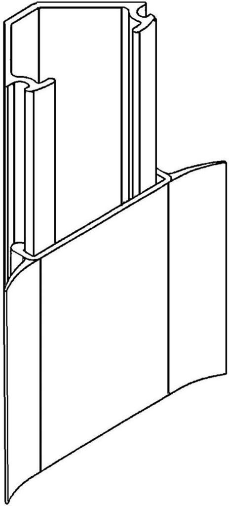 Gewiss Eckkanal NP42502 weiß 50x30 mm 2m mit integrierten Produktbild 