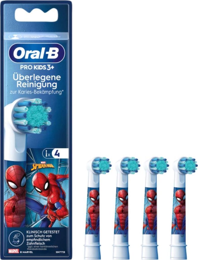 Kefky Oral-B Spiderman 4 kusy Obrázok produktu 