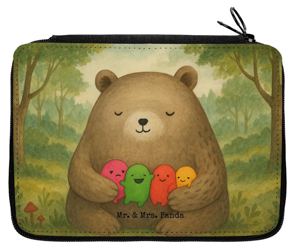 Mr. & Mrs. Panda Schlampermäppchen Bär Gefühl Design - Weiß - Geschenk, Wahnsinn, Mäppchen, Teddy, Federtasche, Etui, Verrückt, Durchgedreht,...