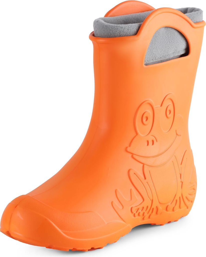 Ladeheid Damen federleichte Eva Gummistiefel Regenschuhe gefüttert LA-CA-12 (Orange (151c), 36/37 EU)