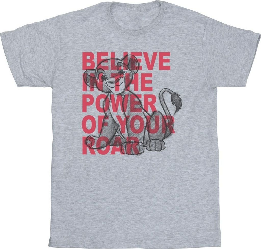 Disney - "The Lion King Power Of Roar" T-Shirt für Herren BI32728 (3XL) (Grau)