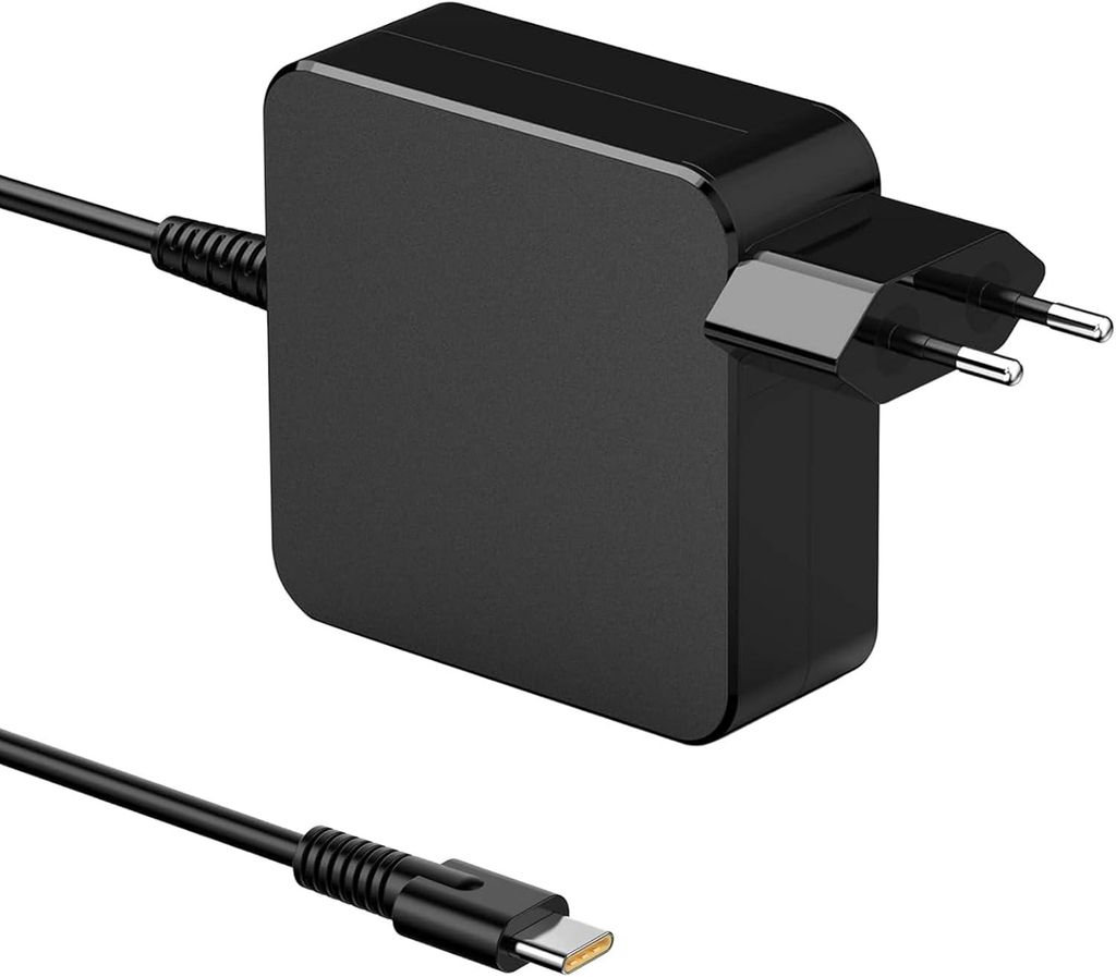 Laptop Ladekabel Netzteil Ladegerät Ladekabel 65W Netzteil USB C für die meisten Smartphones, Laptops und Tablets mit USB-C-Anschluss