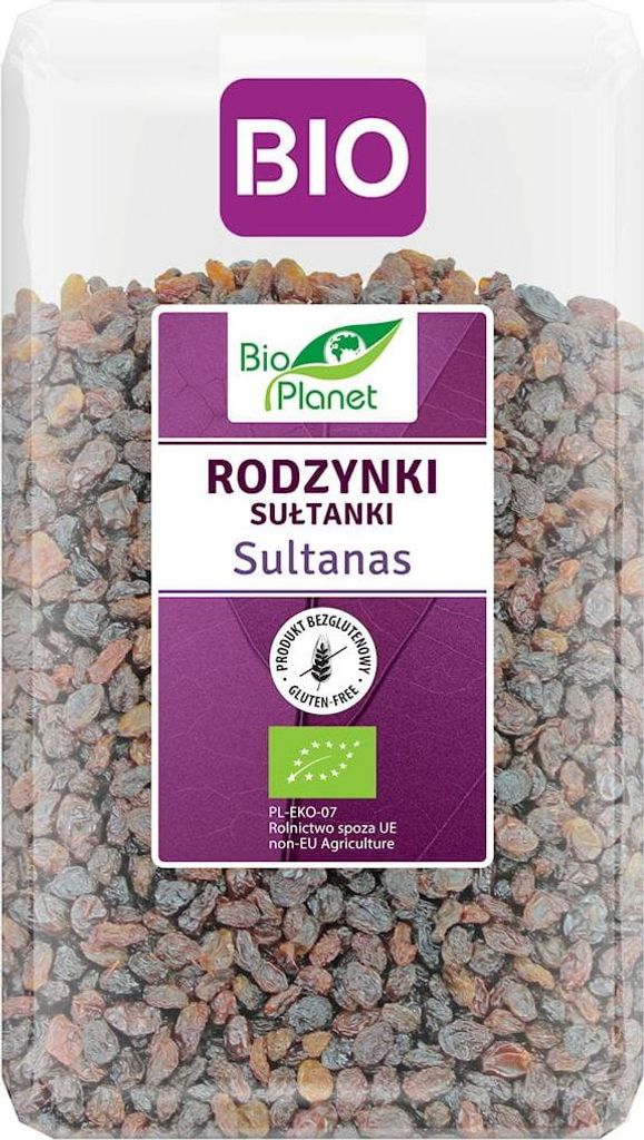 GLUTENFREIE SULTANA-ROSINEN 1 kg – PLANET