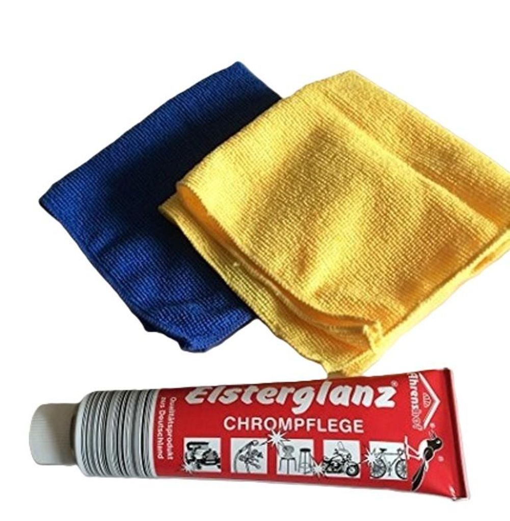 Elsterglanz Chrompflege Poliermittel Polierpaste 150 ml und Produktbild 