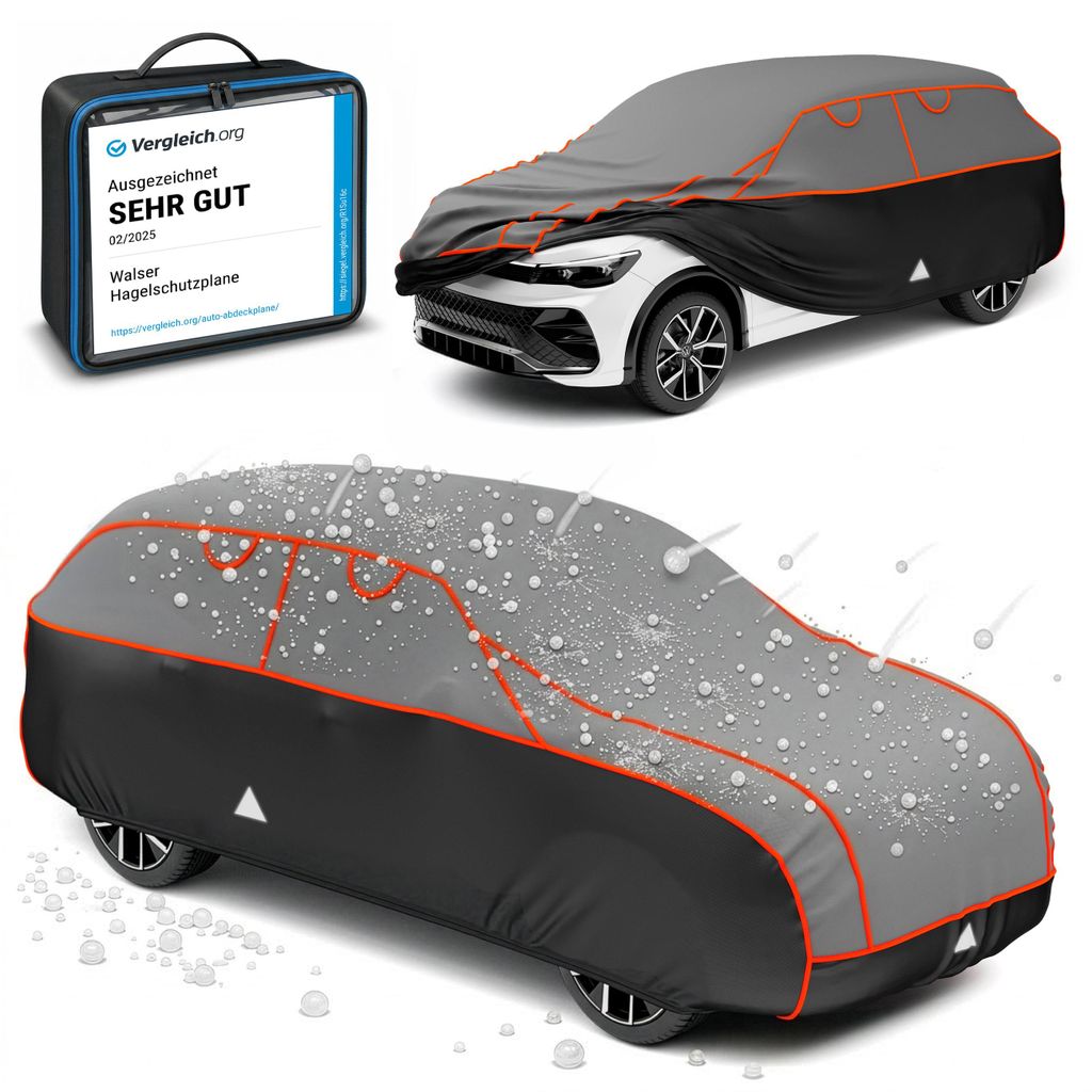 WALSER telone antigrandine per auto, copertura per garage, Immagine del prodotto 