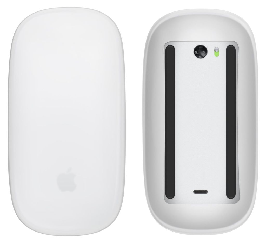kwmobile Silikon Schutzhülle kompatibel mit Apple Magic Mouse 1 / 2 Hülle - PC Maus Cover aus softem Silikon - Matt Transparent