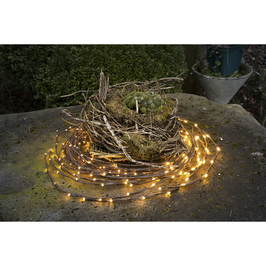 Couronne LED Variable 240 Diodes avec Câble Marron pour Extérieur 24V - 4