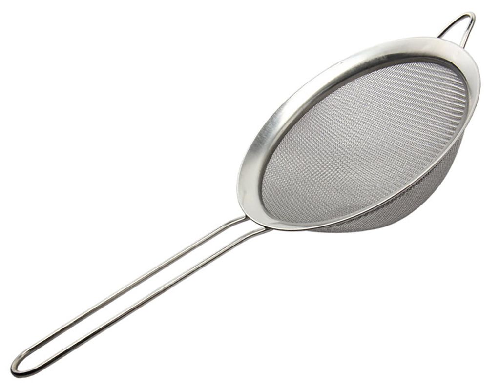 Feinmaschiges Edelstahl-Siebset, verschiedene Größen, Küchensieb für Mehl, Öl und Saft, langer Griff, spülmaschinenfest, vielseitig einsetzba...