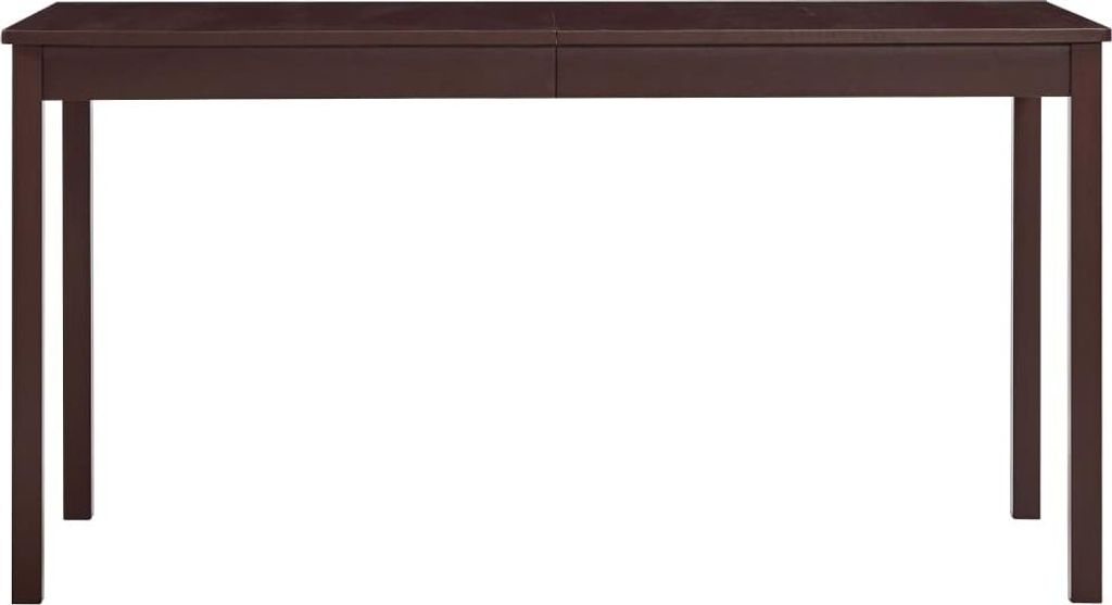 vidaXL Esstisch Dunkelbraun 140 x 70 x 73 cm Kiefernholz