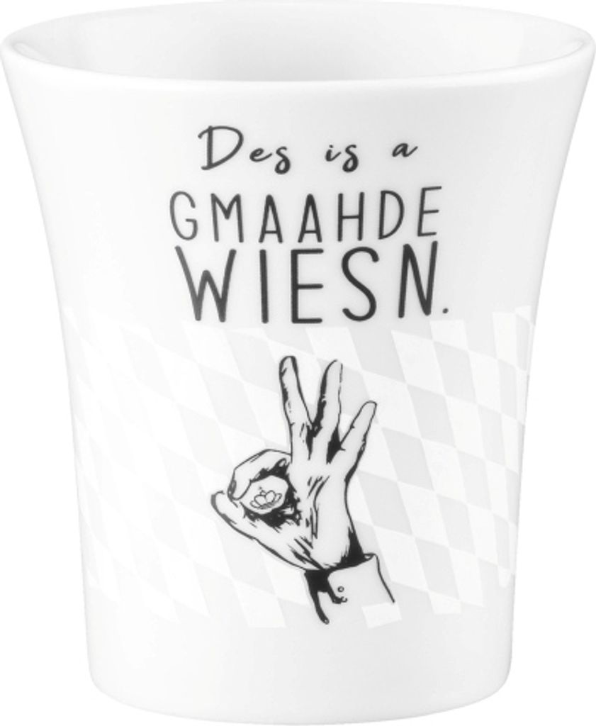Diva Becher mit Henkel 0,40 l Gmaahde Wiesn