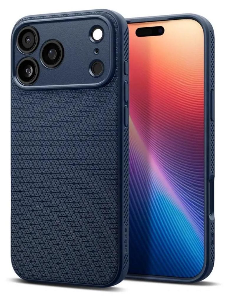 SPIGEN Tasche LIQUID AIR passend fr IPHONE 17 Pro navy blau