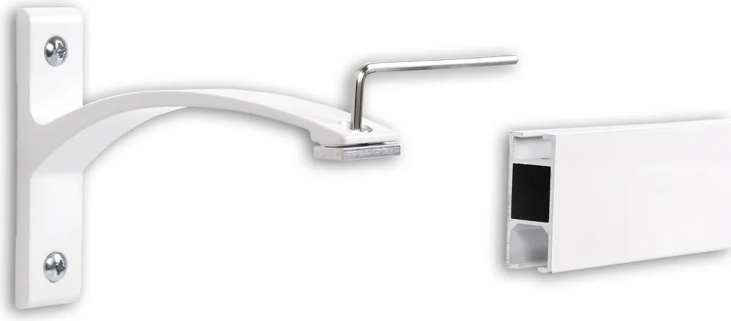 Sistema Scorritenda 600cm Serie Curve Bianco - Minimalismo su Misura - 5