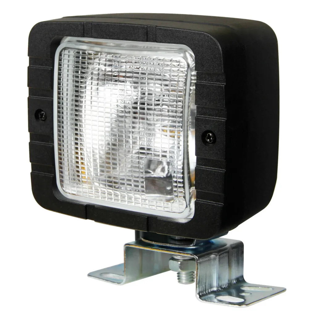 Lampada da lavoro alogena WB-1 con staffa di montaggio e lampadina H3 70W