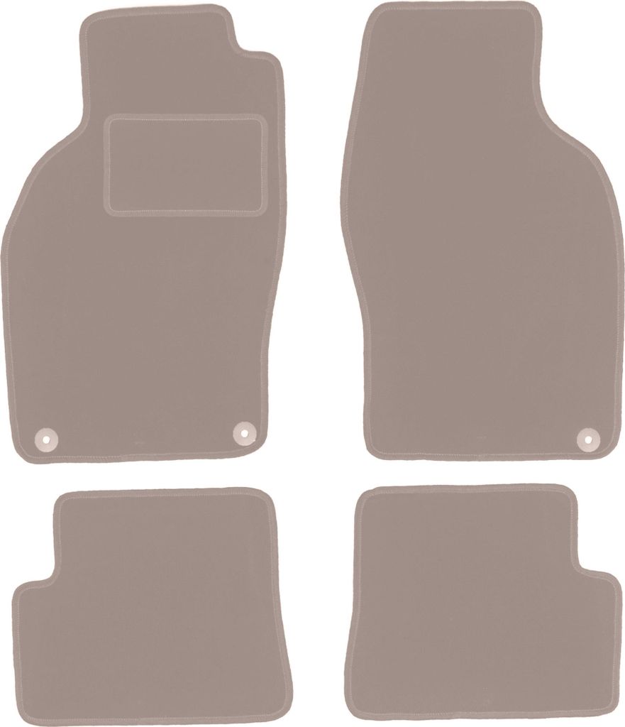 Velours-Autoteppiche für: Saab 9-3 I Cabrio (1998-2003) Beige