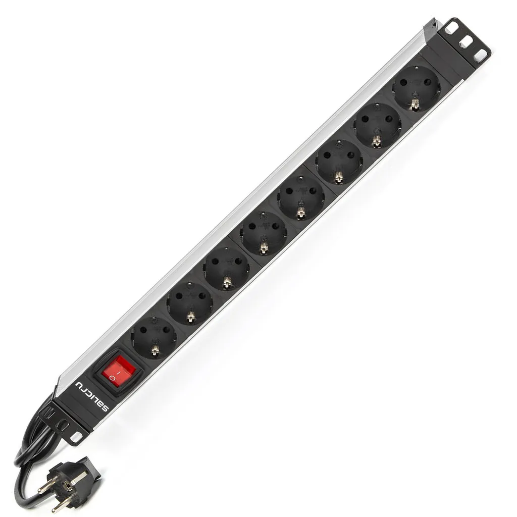 Unité PDU Salicru SPS 8F avec 8 Sorties Schuko et Châssis Aluminium