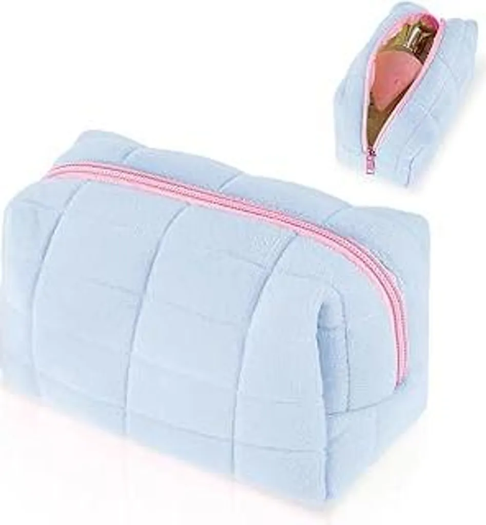 Sibba Trousse Trucco Viaggio - Organizer Cosmetici Portatile Blu
