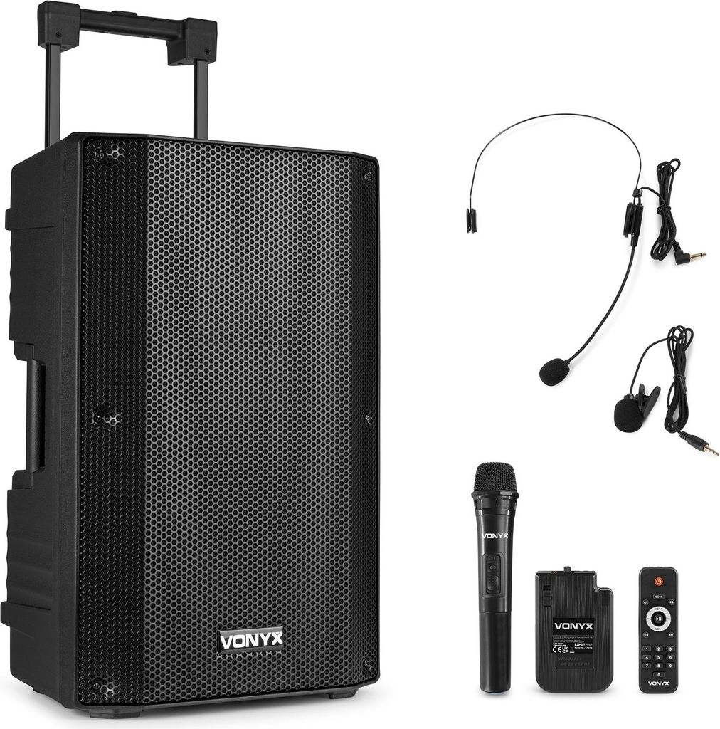 Vonyx VSA500-BP, Ferrit, 30,5 cm (12"), 38,1 cm (15"), 400 Produktbild 