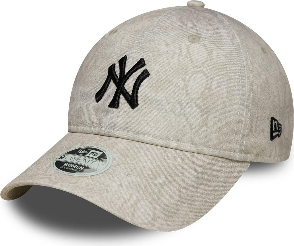 New Era Women MLB 9TWENTY Cap New York Yankees Animal Snake beige