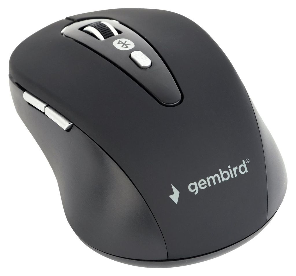 gembird 6-Tasten BT-Maus, schwarz Produktbild 