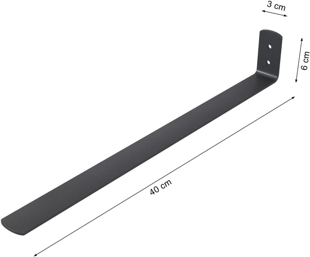 Portasciugamani Nero Bagno 40 cm QLS 11116 - Prezzo Outlet Online - 2