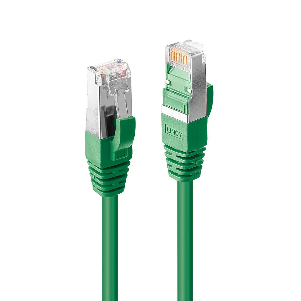 Lindy 45363 Cavo di Rete 30m Cat.6 S/FTP | Certificato LSZH Verde
