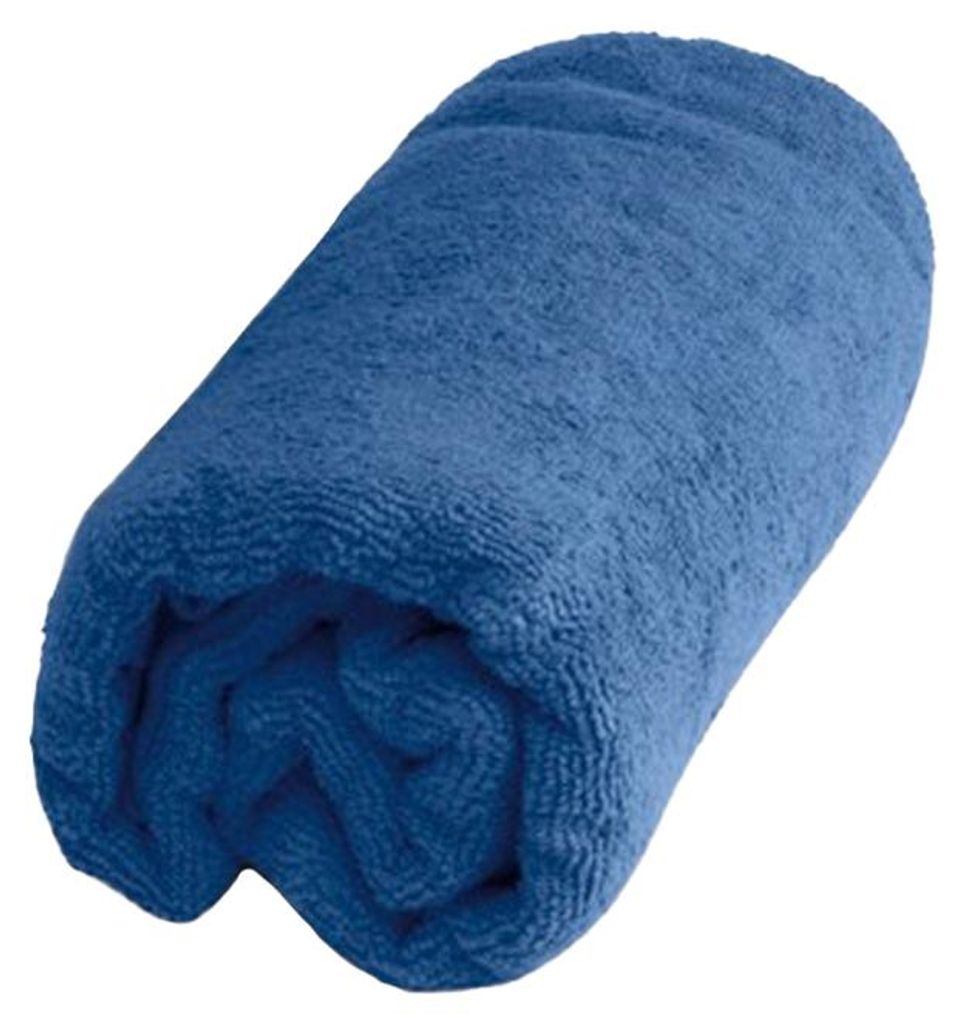 L-Merch - Sport-Handtuch, Unifarben LT1262 (80 cm x 40 cm) (Blau)
