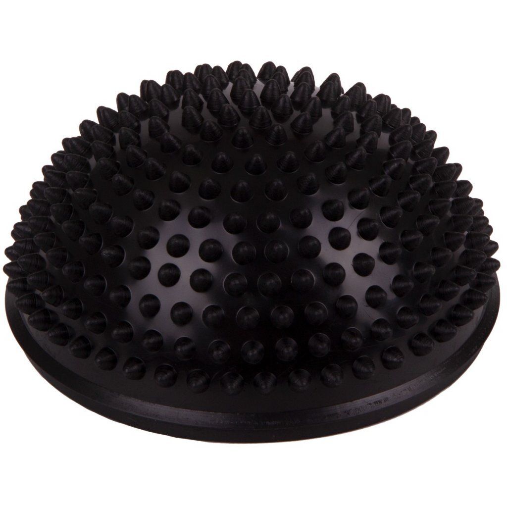 Enero Fit Sensorik-Halbkugel mit Noppen – Balance- und Massagekissen Ø 16 cm, Schwarz – Akupressur, Fußmassage & Reha-Training, belastbar bis...