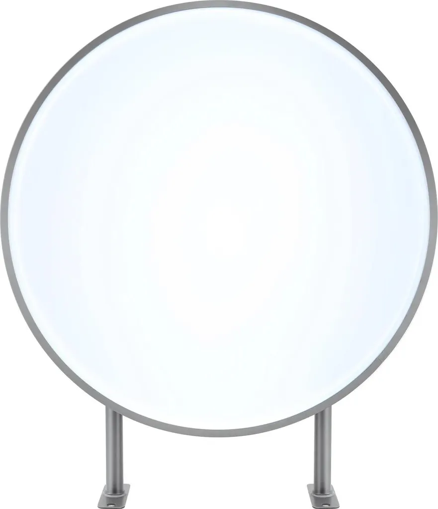Enseigne LED Restaurant et Magasin 60cm Double Face Blanche Étanche