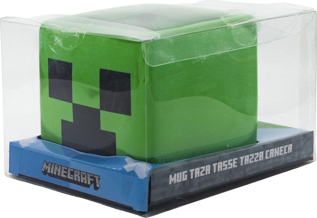 Minecraft 3D Tasse Creeper Face Produktbild 