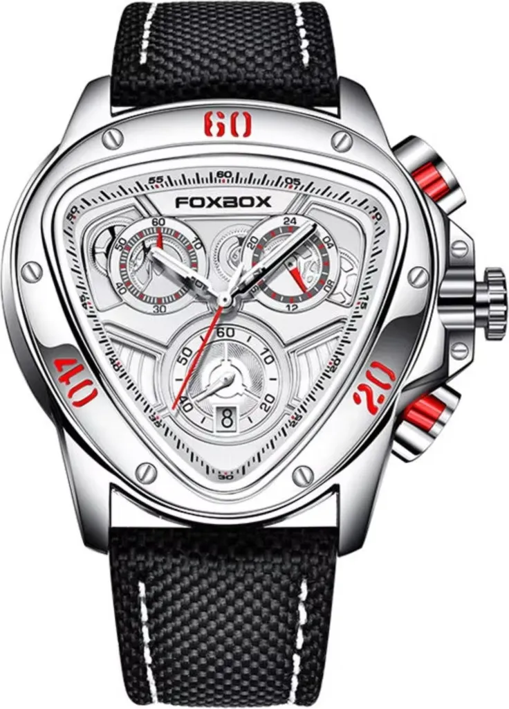 Orologio FOXBOX Triangle - Eleganza e Funzionalità per lUomo Moderno KP34959