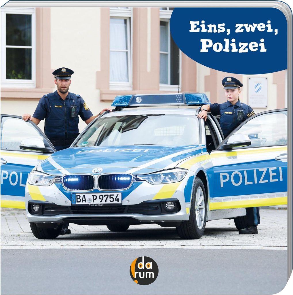 Eins, zwei, Polizei – Fotobilderbuch für kleine Polizeifans: Die Arbeit der Polizei
