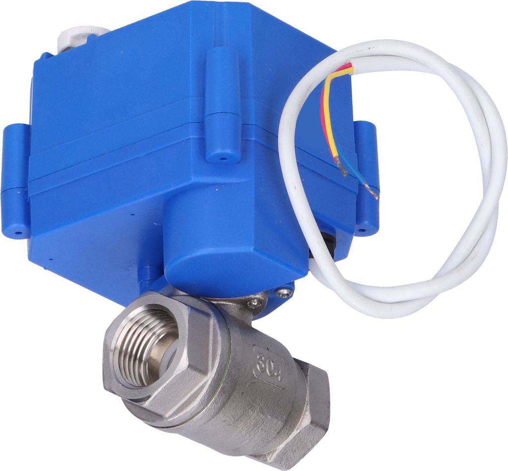 Motorisierter Kugelhahn,Motorisierter Kugelhahn aus Edelstahl,Elektrischer Mini-Kugelhahn,Motorisierter Kugelhahn DN15,Durchgangskugelhahn,Hydrauli...