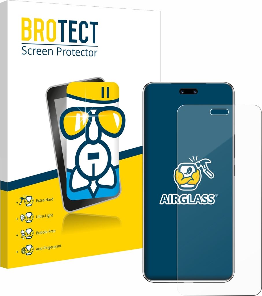 BROTECT Schutzglas für Huawei Nova 13 Pro Schutzfolie Panzer Folie Glas Display Schutz klar