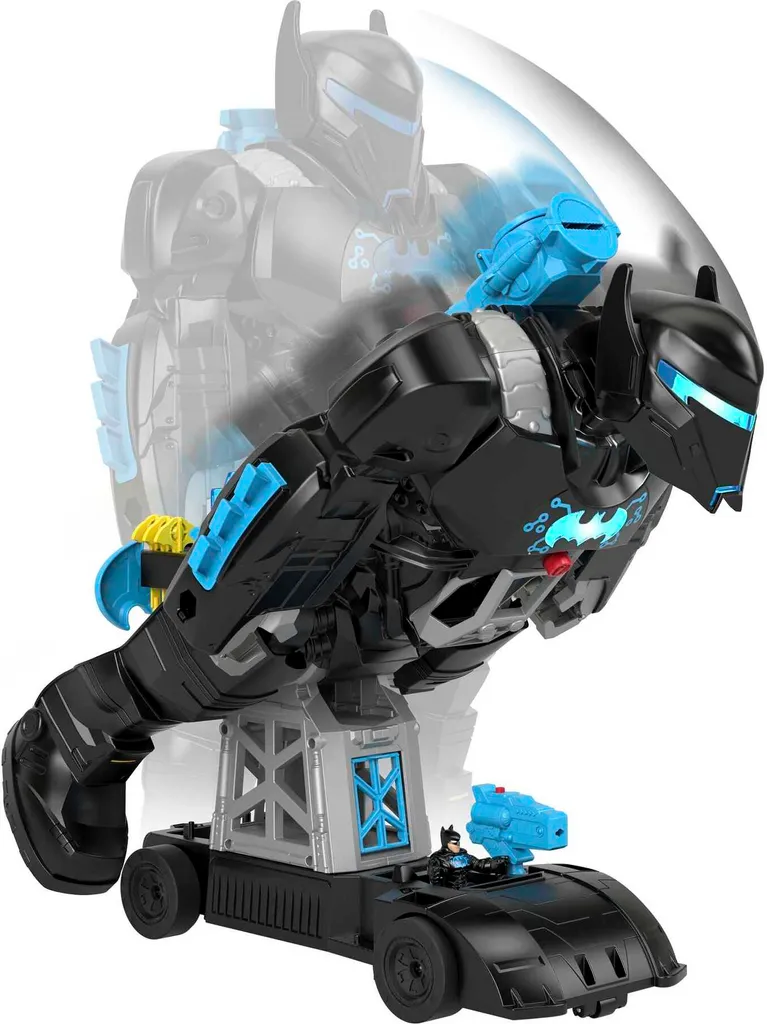 Bat-Bot Batman Imaginext Jouet de Combat Interactif avec Sons et Lumières