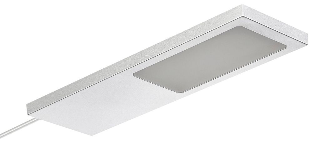SOTECH LED-Unterbauleuchte GIULIA II ohne Sensor neutralweiß 4000 K silbergrau – Unterschrankleuchte (1er Set)