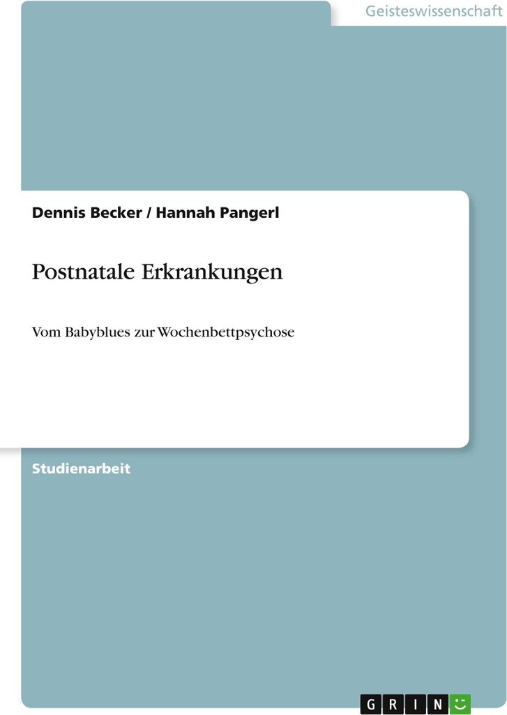 Postnatale Erkrankungen