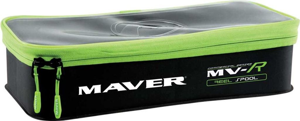 Maver Eva Angelrollenspulenetui Schwarz 12 x 18 x 38 cm Schwarz 12 x 18 x 38 cm