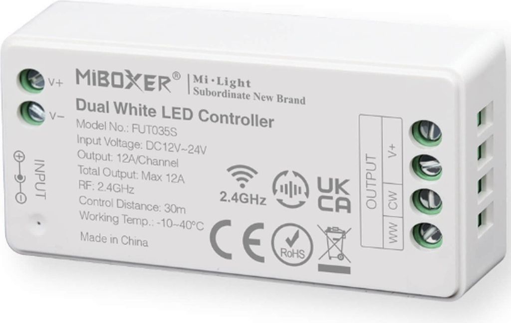 LED CCT Dimmer Controller Receiver for LED Strip Lighting Image du produit 