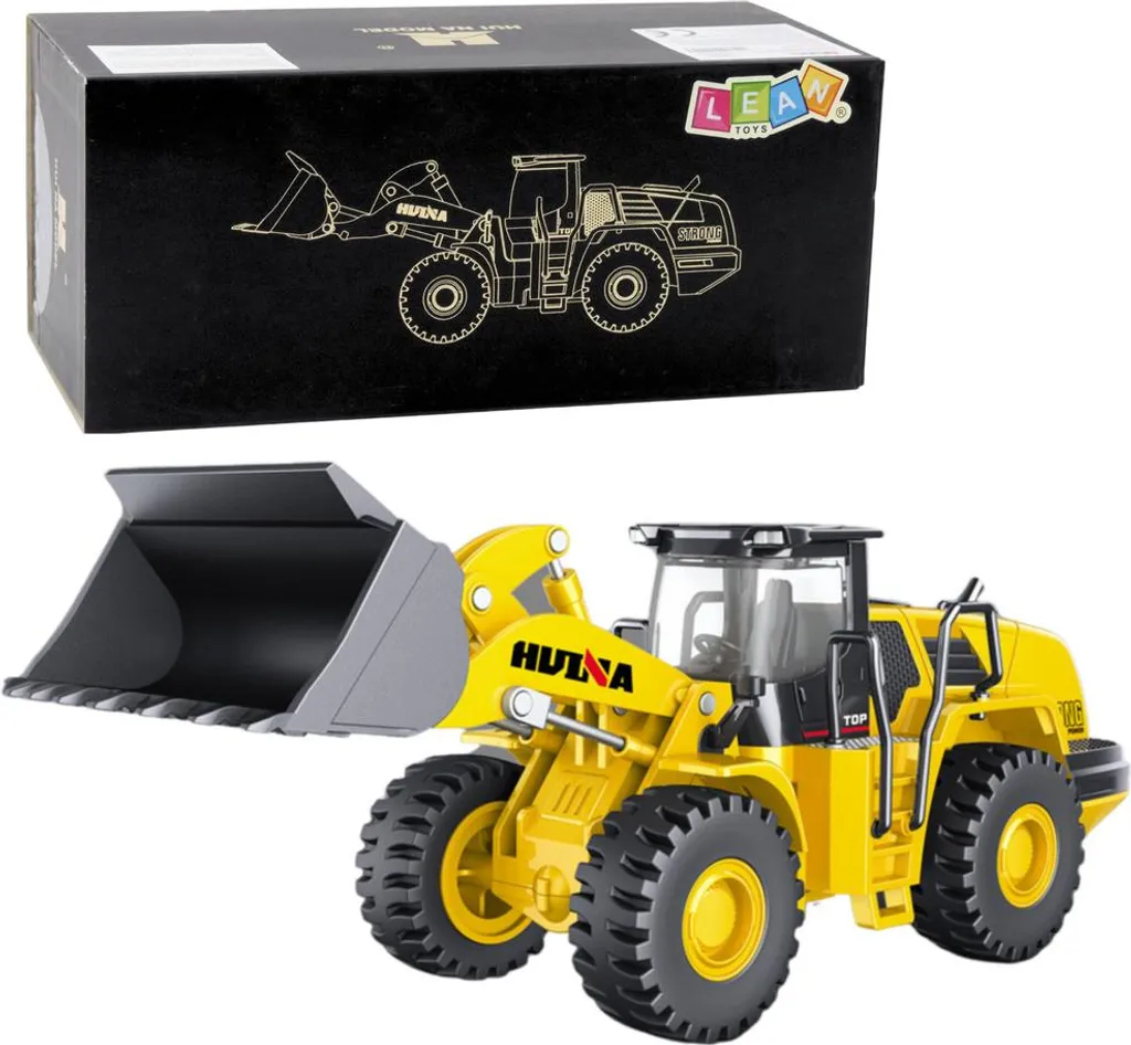 Chargeuse-pelleteuse 1:50 jaune - Idéal pour collection et diorama TP