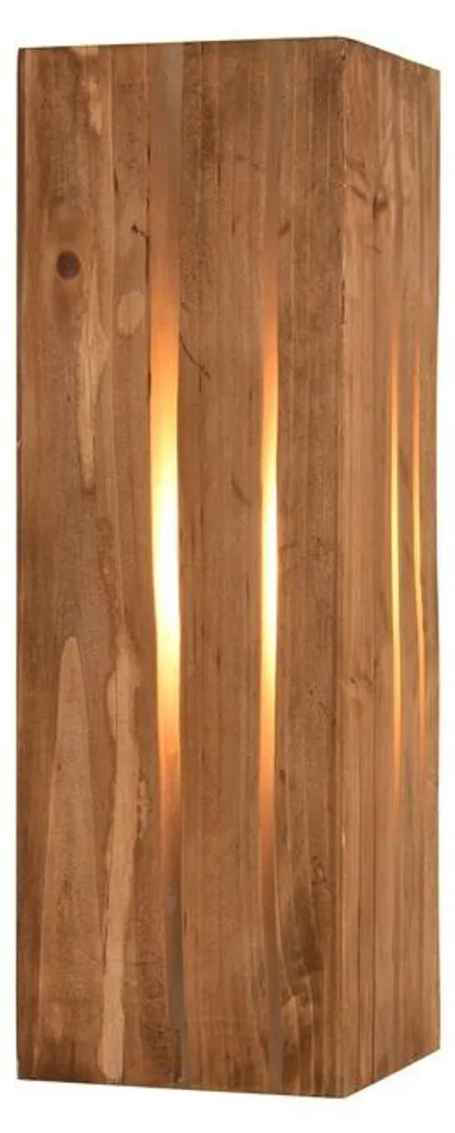 Lampe murale style naturel KARUNI TRIO marron - Éclairage décoratif chic