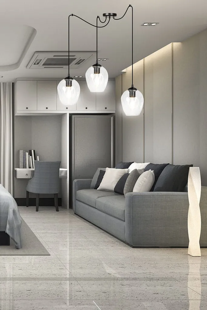 Lustre 3 lampes LEVEL 3 Emibig - Solution éclairage puissant et chic - 2