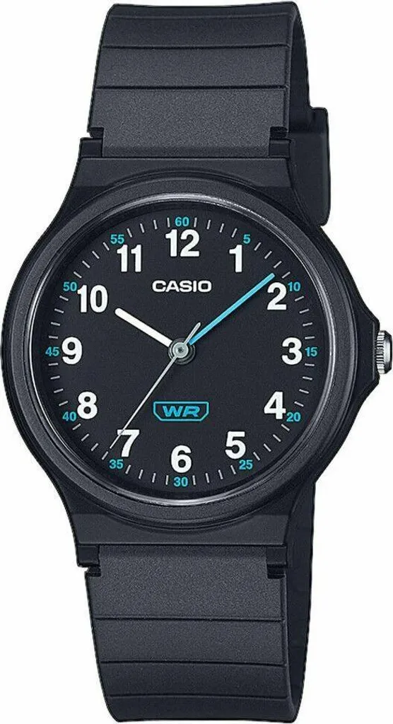 Montre Casio LQ-24B-1BEF pour Homme au Design Minimaliste Noir Intense